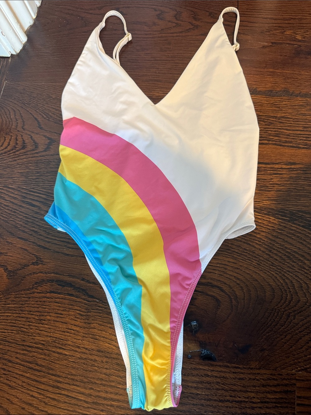 Beach Riot Rainbow One-Piece Swimsuit